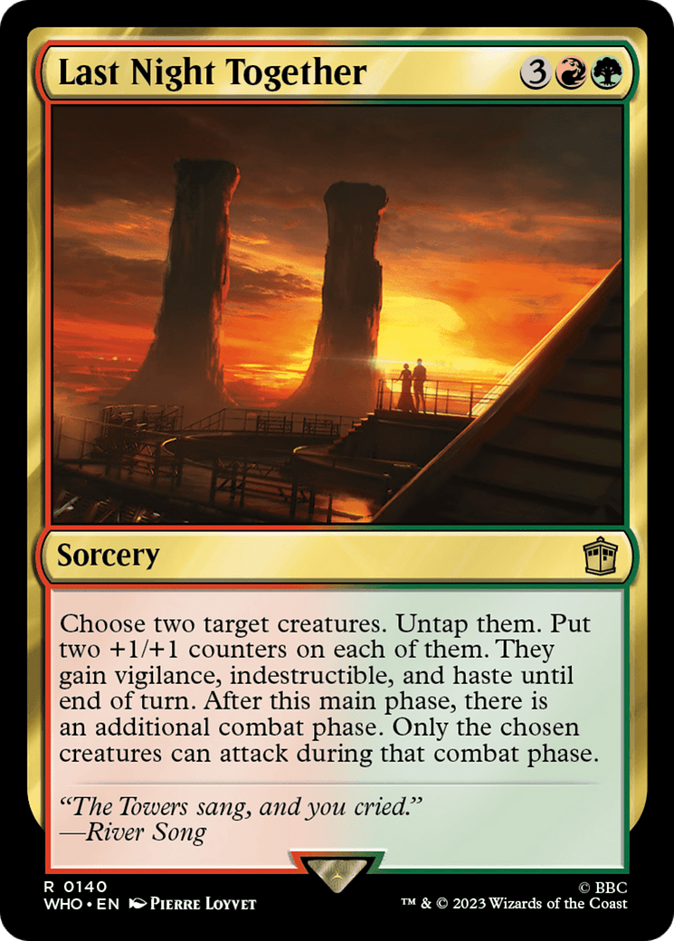 Last Night Together [Doctor Who] MTG Single Magic: The Gathering  | Multizone: Comics And Games
