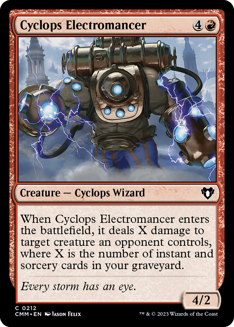 Cyclops Electromancer [Commander Masters] MTG Single Magic: The Gathering  | Multizone: Comics And Games