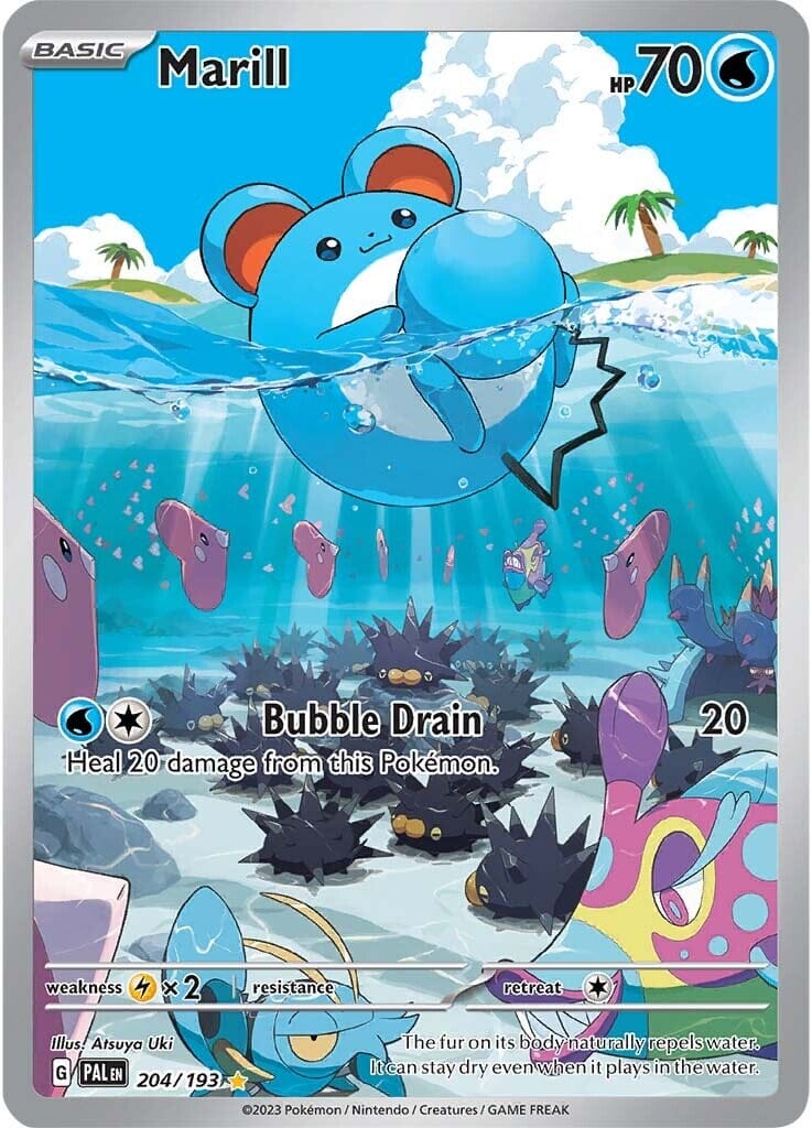 Marill (204/193) [Scarlet & Violet: Paldea Evolved] Pokemon Single Pokémon  | Multizone: Comics And Games