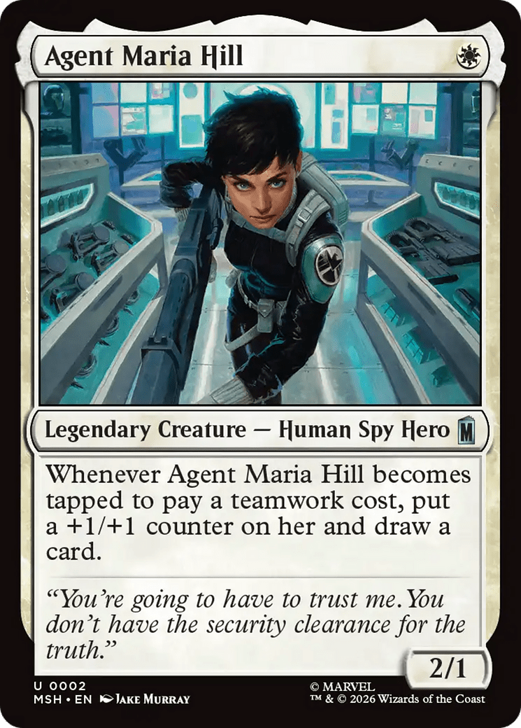 Agent Maria Hill [Marvel Super Heroes] MTG Single Magic: The Gathering  | Multizone: Comics And Games