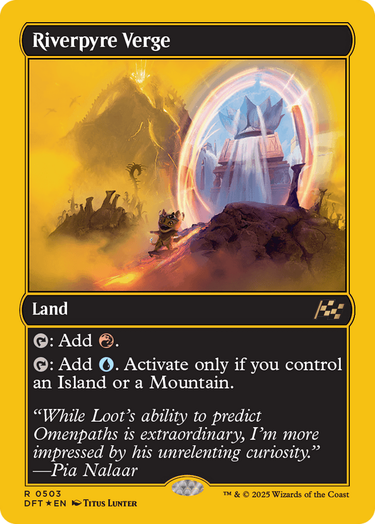 Riverpyre Verge (First-Place Foil) [Aetherdrift] MTG Single Magic: The Gathering  | Multizone: Comics And Games