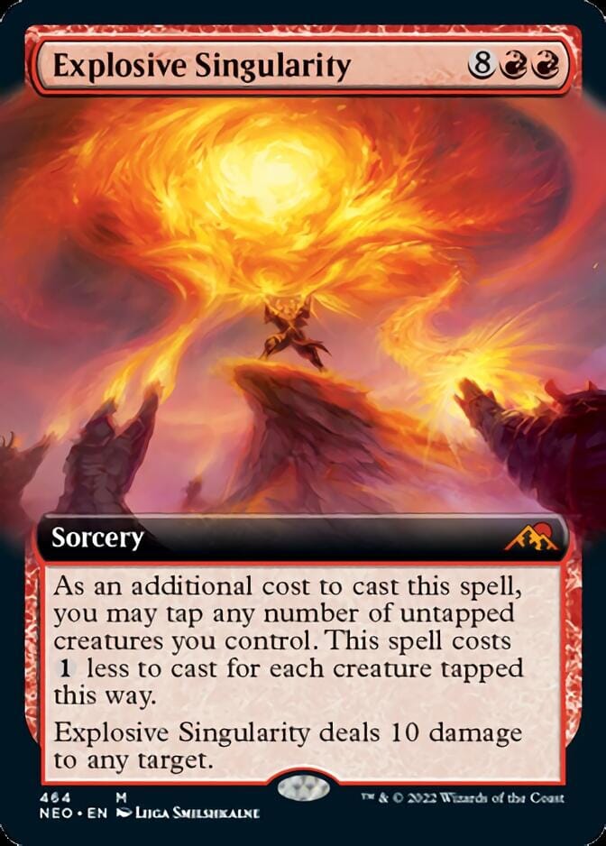 Explosive Singularity (Extended Art) [Kamigawa: Neon Dynasty] MTG Single Magic: The Gathering  | Multizone: Comics And Games