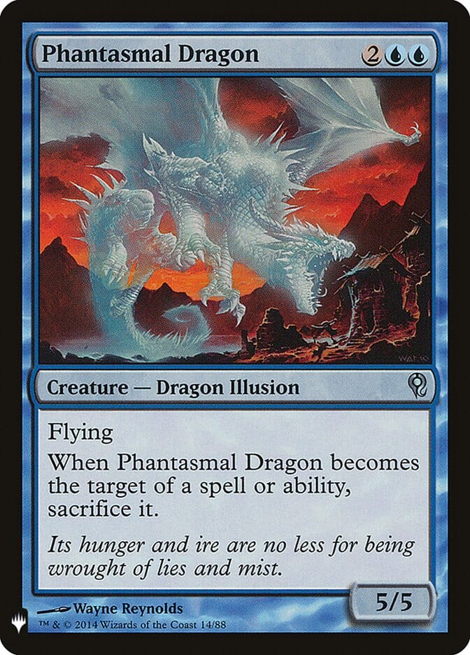 Phantasmal Dragon [Mystery Booster] MTG Single Magic: The Gathering  | Multizone: Comics And Games