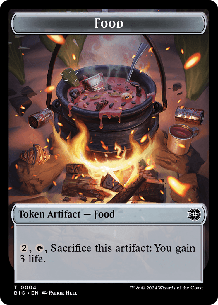 Food Token [Outlaws of Thunder Junction: The Big Score Tokens] MTG Single Magic: The Gathering  | Multizone: Comics And Games