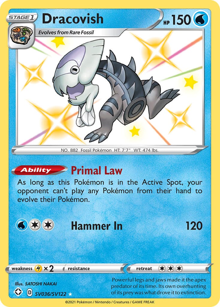 Dracovish (SV036/SV122) [Sword & Shield: Shining Fates] Pokemon Single Pokémon  | Multizone: Comics And Games