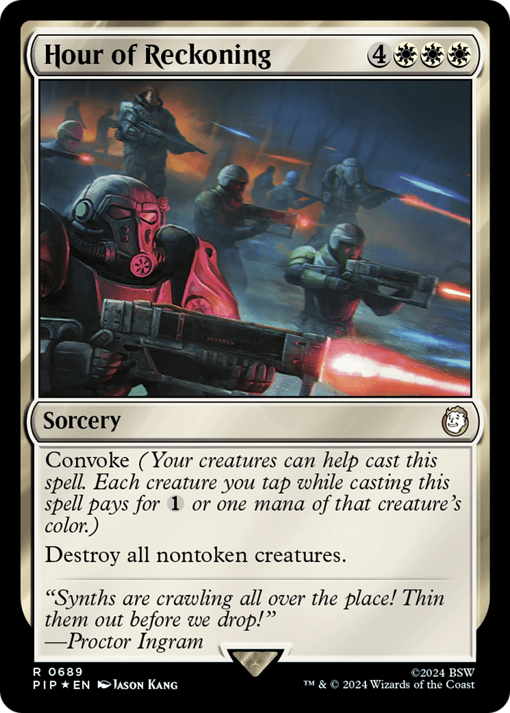 Hour of Reckoning (Surge Foil) [Fallout] MTG Single Magic: The Gathering  | Multizone: Comics And Games