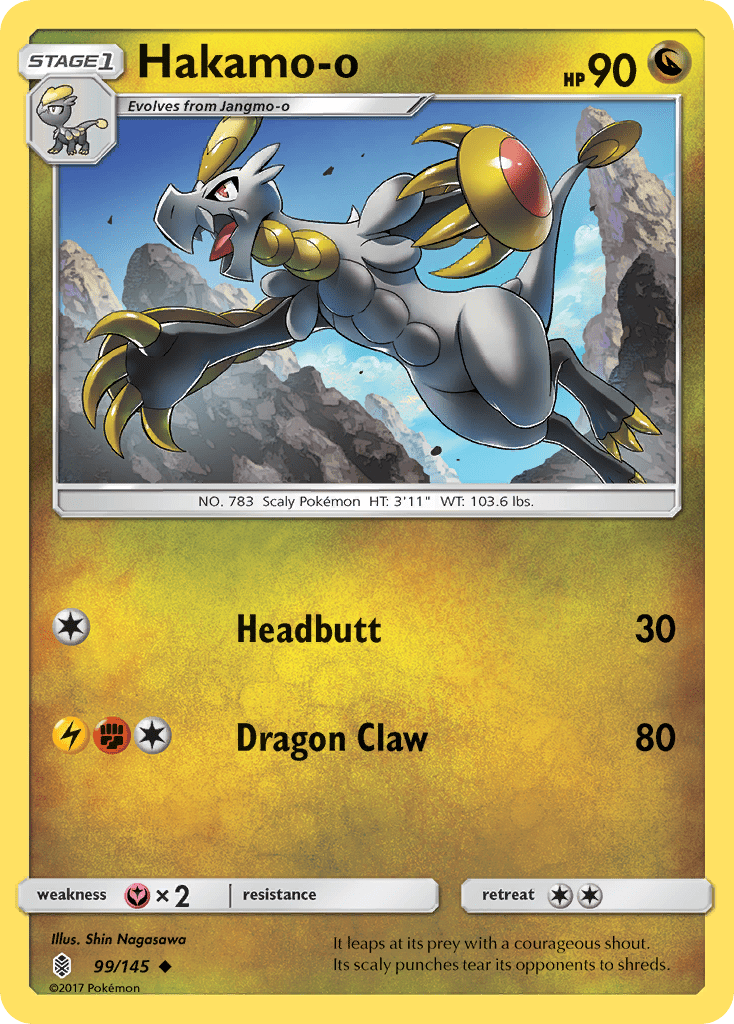 Hakamo-o (99/145) [Sun & Moon: Guardians Rising] Pokemon Single Pokémon  | Multizone: Comics And Games