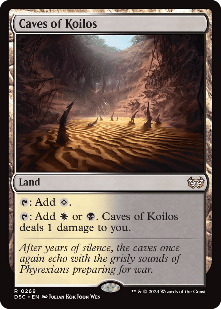 Caves of Koilos [Duskmourn: House of Horror Commander] MTG Single Magic: The Gathering  | Multizone: Comics And Games