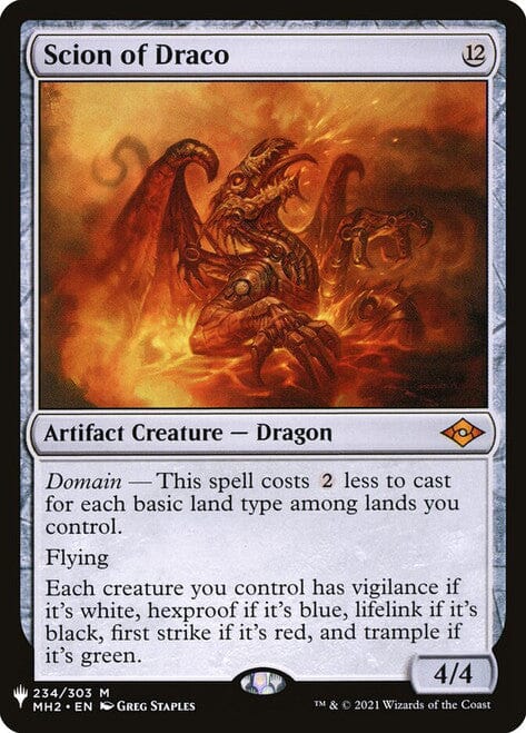 Scion of Draco [The List] MTG Single Magic: The Gathering  | Multizone: Comics And Games