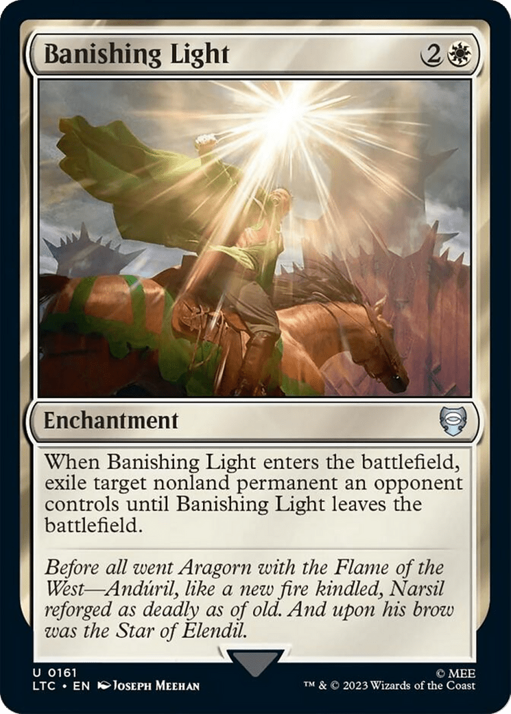 Banishing Light [The Lord of the Rings: Tales of Middle-Earth Commander] MTG Single Magic: The Gathering  | Multizone: Comics And Games