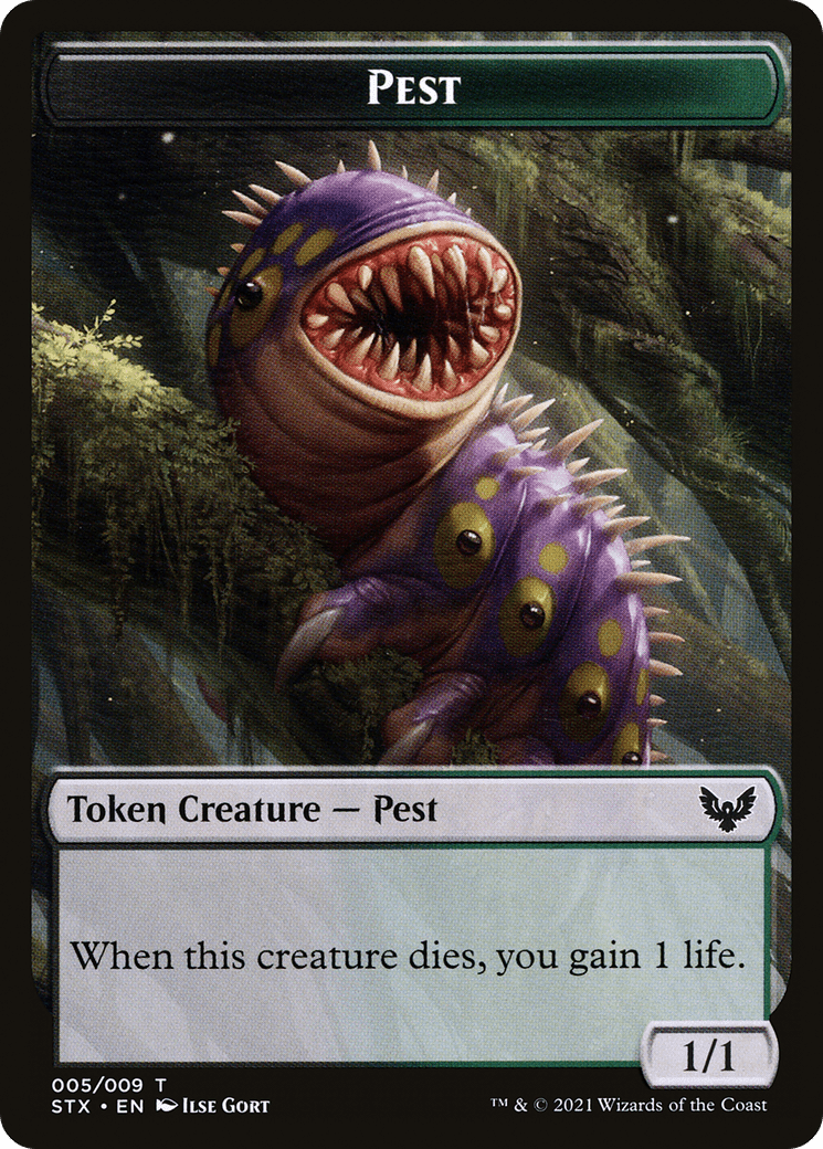 Pest // Lukka, Wayward Bonder Emblem Double-Sided Token [Secret Lair: From Cute to Brute Tokens] MTG Single Magic: The Gathering  | Multizone: Comics And Games