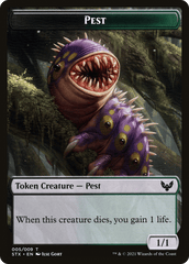 Pest // Lukka, Wayward Bonder Emblem Double-Sided Token [Secret Lair: From Cute to Brute Tokens] MTG Single Magic: The Gathering  | Multizone: Comics And Games