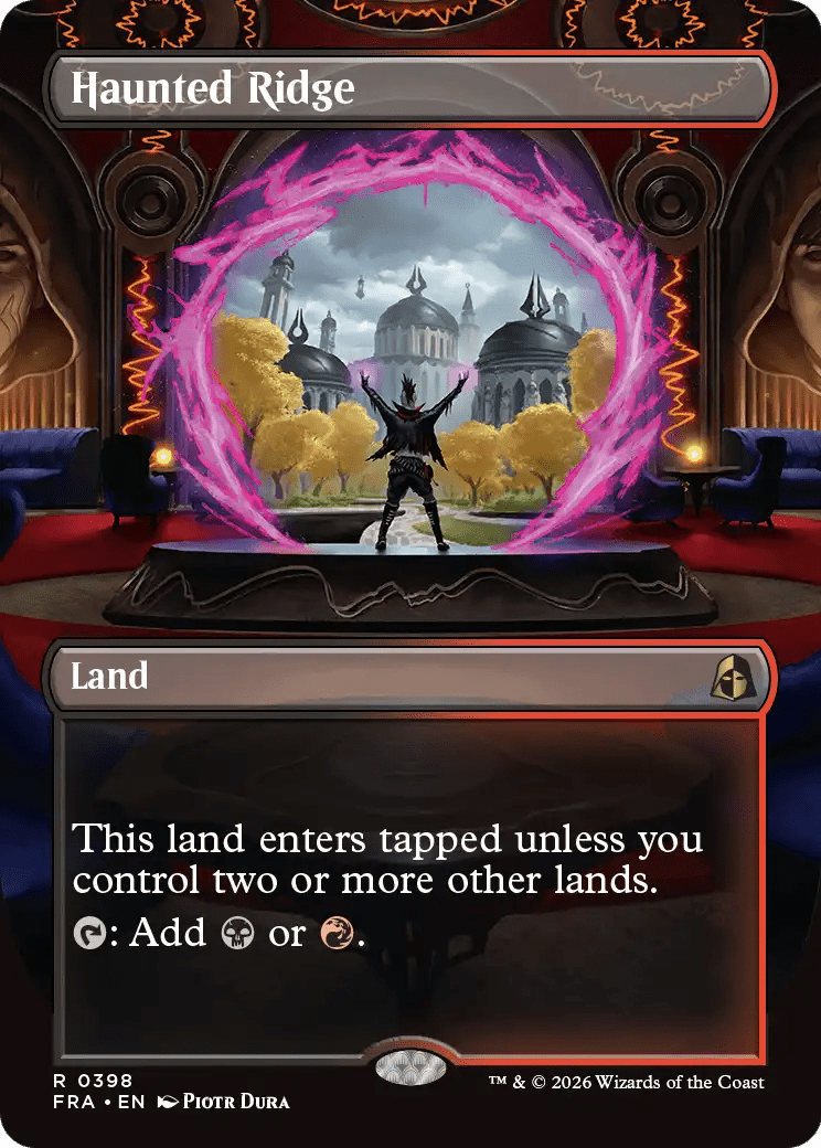 Haunted Ridge (Borderless) [Reality Fracture] MTG Single Magic: The Gathering  | Multizone: Comics And Games