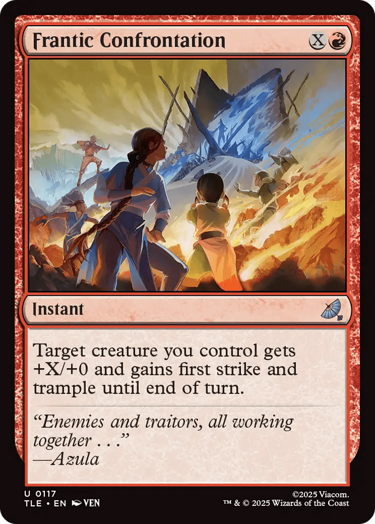 Frantic Confrontation [Avatar: The Last Airbender: Eternal-Legal] MTG Single Magic: The Gathering  | Multizone: Comics And Games