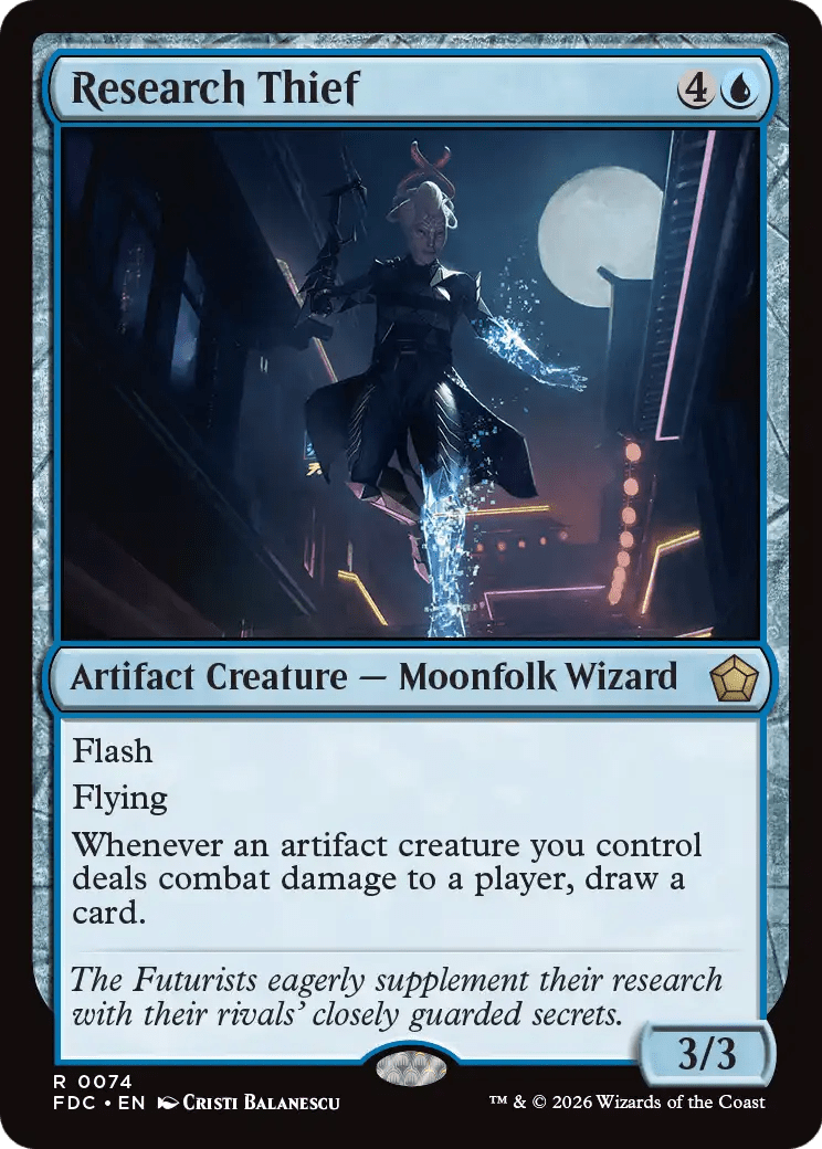 Research Thief [Foundations Commander] MTG Single Magic: The Gathering  | Multizone: Comics And Games
