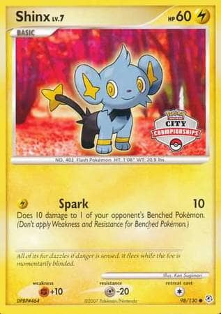 Shinx (98/130) (City Championships Promo) [Nintendo: Black Star Promos] Pokemon Single Pokémon  | Multizone: Comics And Games
