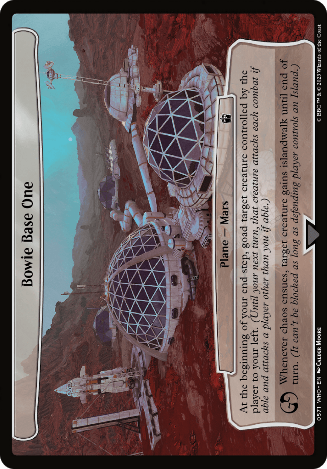 Bowie Base One [Doctor Who] MTG Single Magic: The Gathering  | Multizone: Comics And Games
