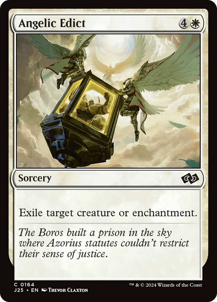 Angelic Edict [Foundations Jumpstart] MTG Single Magic: The Gathering  | Multizone: Comics And Games