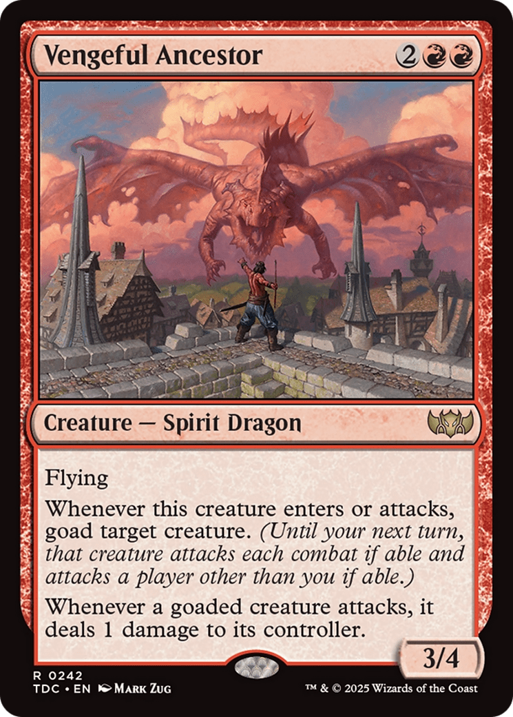 Vengeful Ancestor [Tarkir: Dragonstorm Commander] MTG Single Magic: The Gathering  | Multizone: Comics And Games