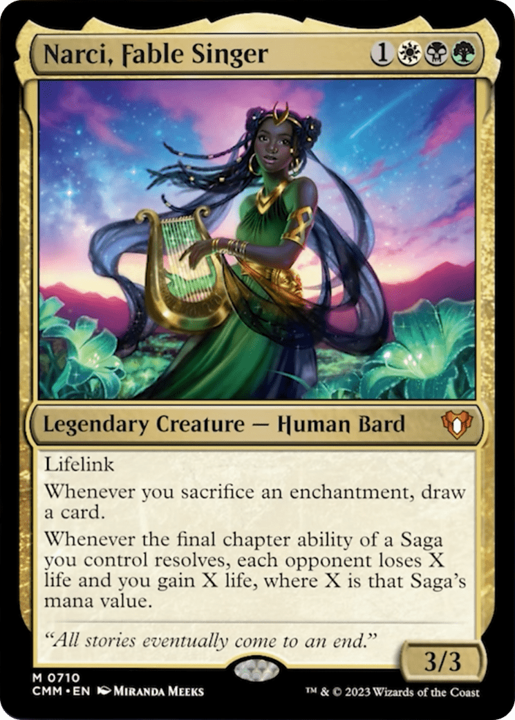 Narci, Fable Singer [Commander Masters] MTG Single Magic: The Gathering  | Multizone: Comics And Games