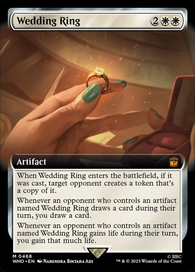 Wedding Ring (Extended Art) [Doctor Who] MTG Single Magic: The Gathering  | Multizone: Comics And Games