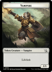 Warrior // Vampire Double-Sided Token [March of the Machine Tokens] MTG Single Magic: The Gathering  | Multizone: Comics And Games