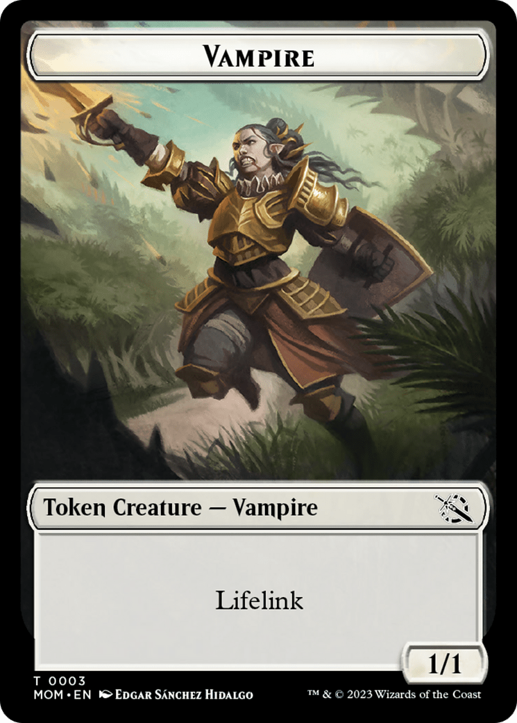 Treasure (20) // Vampire Double-Sided Token [March of the Machine Tokens] MTG Single Magic: The Gathering  | Multizone: Comics And Games