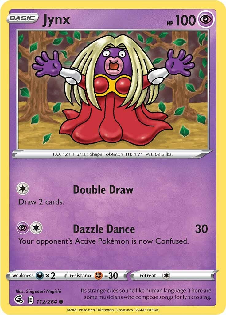 Jynx (112/264) [Sword & Shield: Fusion Strike] Pokemon Single Pokémon  | Multizone: Comics And Games