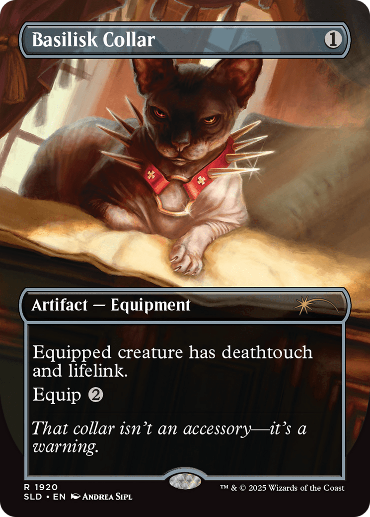 Basilisk Collar (1920) [Secret Lair Drop Series] MTG Single Magic: The Gathering  | Multizone: Comics And Games