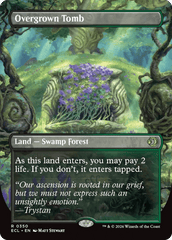 Overgrown Tomb (Borderless) [Lorwyn Eclipsed] MTG Single Magic: The Gathering  | Multizone: Comics And Games