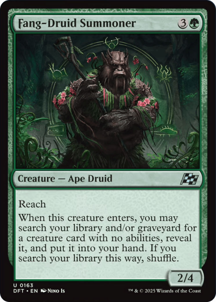 Fang-Druid Summoner [Aetherdrift] MTG Single Magic: The Gathering  | Multizone: Comics And Games