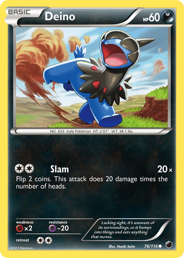 Deino (76/116) [Black & White: Plasma Freeze] Pokemon Single Pokémon  | Multizone: Comics And Games