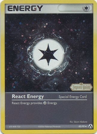 React Energy (82/92) (Stamped) [EX: Legend Maker] Pokemon Single Pokémon  | Multizone: Comics And Games
