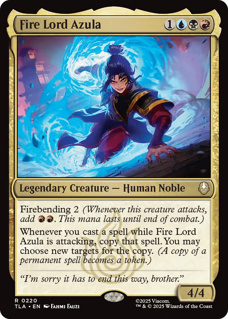 Fire Lord Azula [Avatar: The Last Airbender] MTG Single Magic: The Gathering  | Multizone: Comics And Games