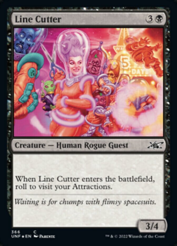 Line Cutter (Galaxy Foil) [Unfinity] MTG Single Magic: The Gathering  | Multizone: Comics And Games