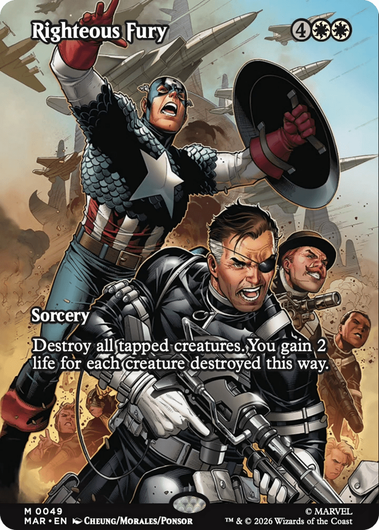Righteous Fury (Borderless) [Marvel Universe: Eternal-Legal] | Multizone: Comics And Games