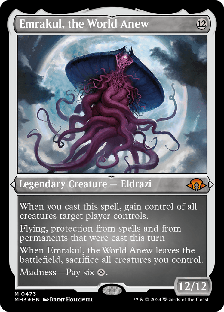 Emrakul, the World Anew (Foil Etched) [Modern Horizons 3] MTG Single Magic: The Gathering  | Multizone: Comics And Games