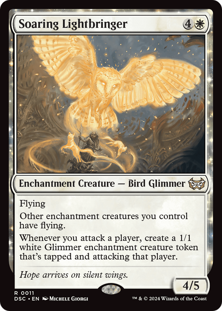 Soaring Lightbringer [Duskmourn: House of Horror Commander] MTG Single Magic: The Gathering  | Multizone: Comics And Games