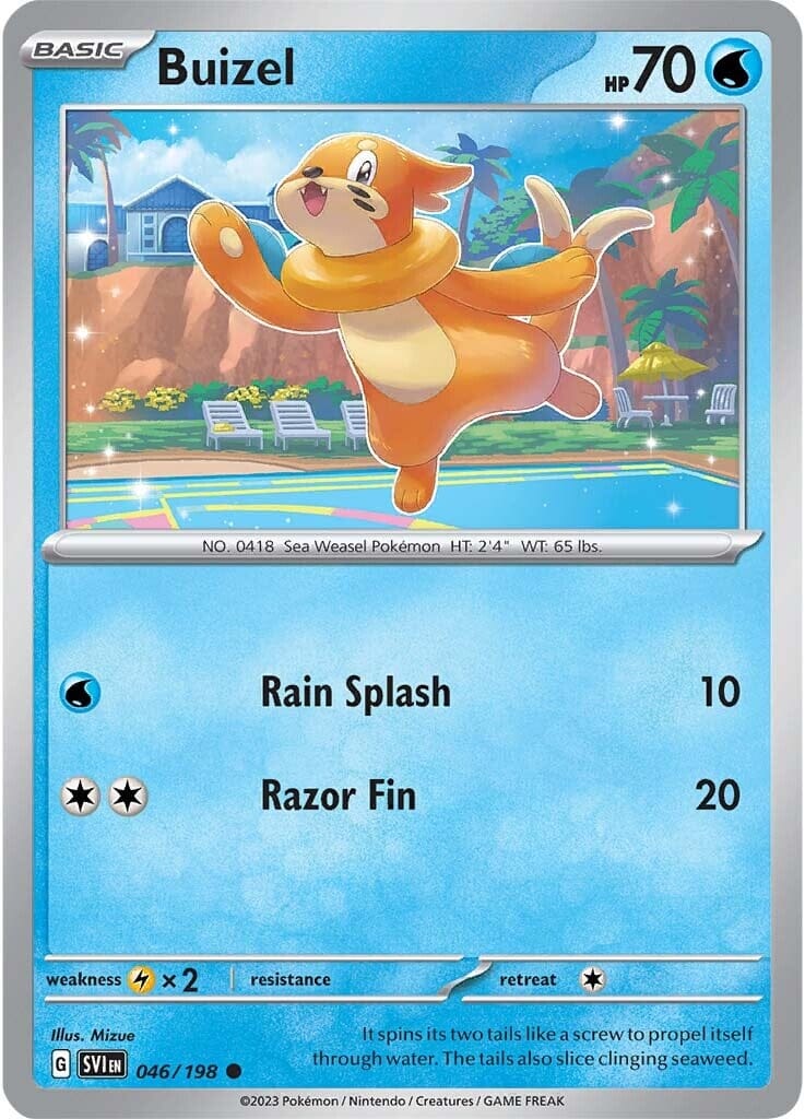 Buizel (046/198) [Scarlet & Violet: Base Set] Pokemon Single Pokémon  | Multizone: Comics And Games