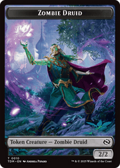 Insect (0022) // Zombie Druid Double-Sided Token [Tarkir: Dragonstorm Commander Tokens] MTG Single Magic: The Gathering  | Multizone: Comics And Games