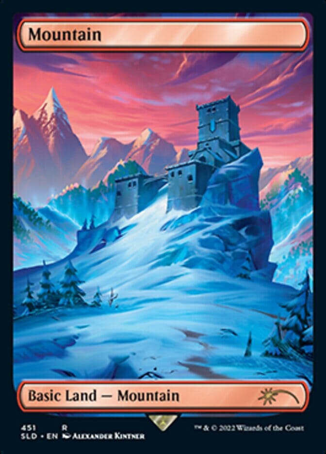 Mountain (451) [Secret Lair Drop Series] MTG Single Magic: The Gathering  | Multizone: Comics And Games