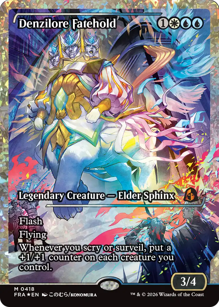Denzilore Fatehold (Showcase) (Fracture Foil) (0418) [Reality Fracture] MTG Single Magic: The Gathering  | Multizone: Comics And Games