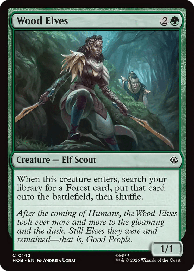 Wood Elves [The Hobbit] MTG Single Magic: The Gathering  | Multizone: Comics And Games