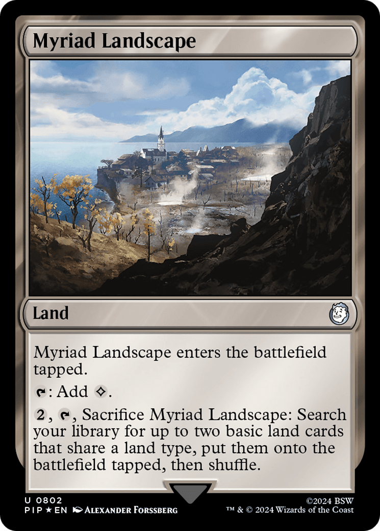 Myriad Landscape (Surge Foil) [Fallout] MTG Single Magic: The Gathering  | Multizone: Comics And Games