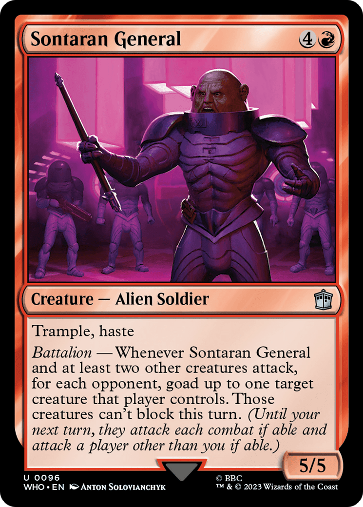 Sontaran General [Doctor Who] MTG Single Magic: The Gathering  | Multizone: Comics And Games