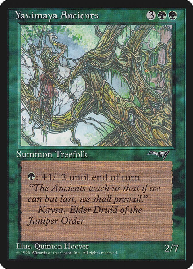 Yavimaya Ancients (Druid Art) [Alliances] MTG Single Magic: The Gathering  | Multizone: Comics And Games