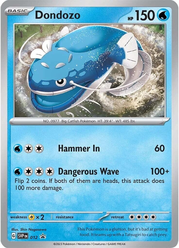 Dondozo (012) [Scarlet & Violet: Black Star Promos] Pokemon Single Pokémon  | Multizone: Comics And Games