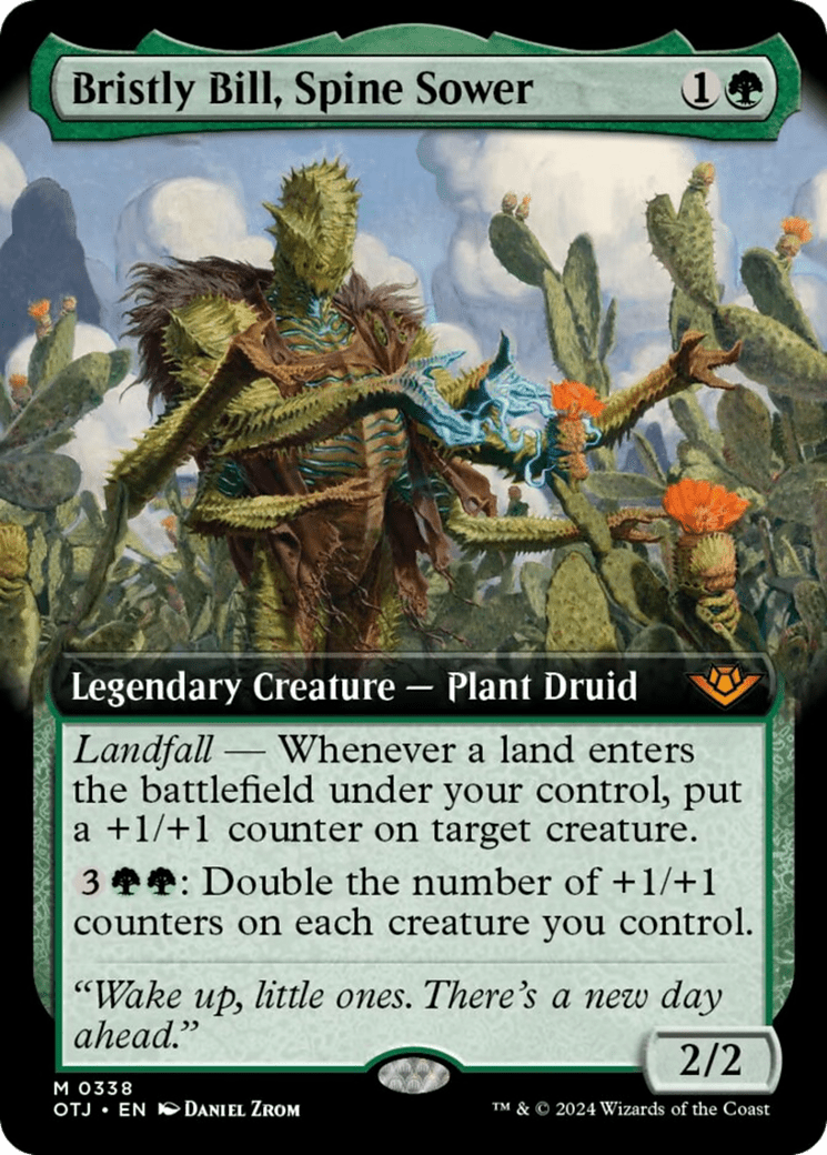 Bristly Bill, Spine Sower (Extended Art) [Outlaws of Thunder Junction] MTG Single Magic: The Gathering  | Multizone: Comics And Games
