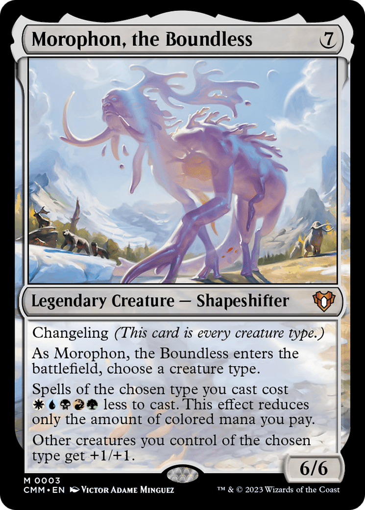 Morophon, the Boundless [Commander Masters] MTG Single Magic: The Gathering  | Multizone: Comics And Games