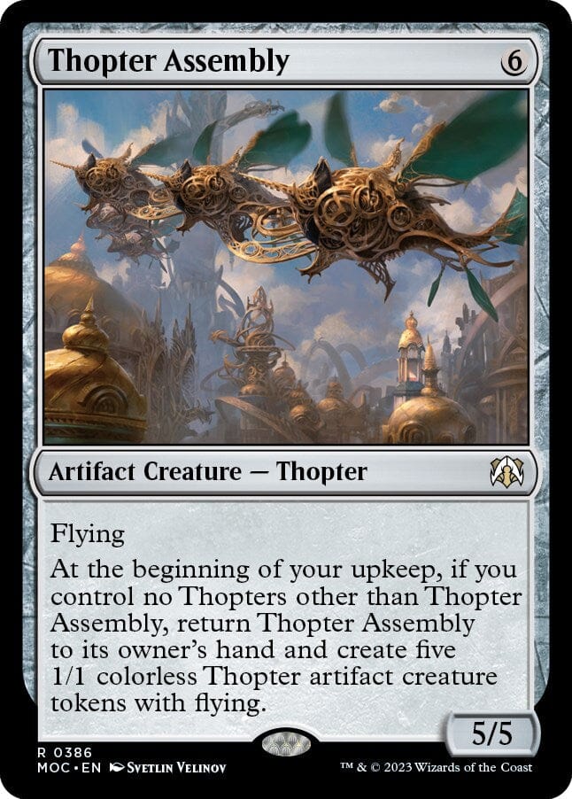 Thopter Assembly [March of the Machine Commander] MTG Single Magic: The Gathering  | Multizone: Comics And Games